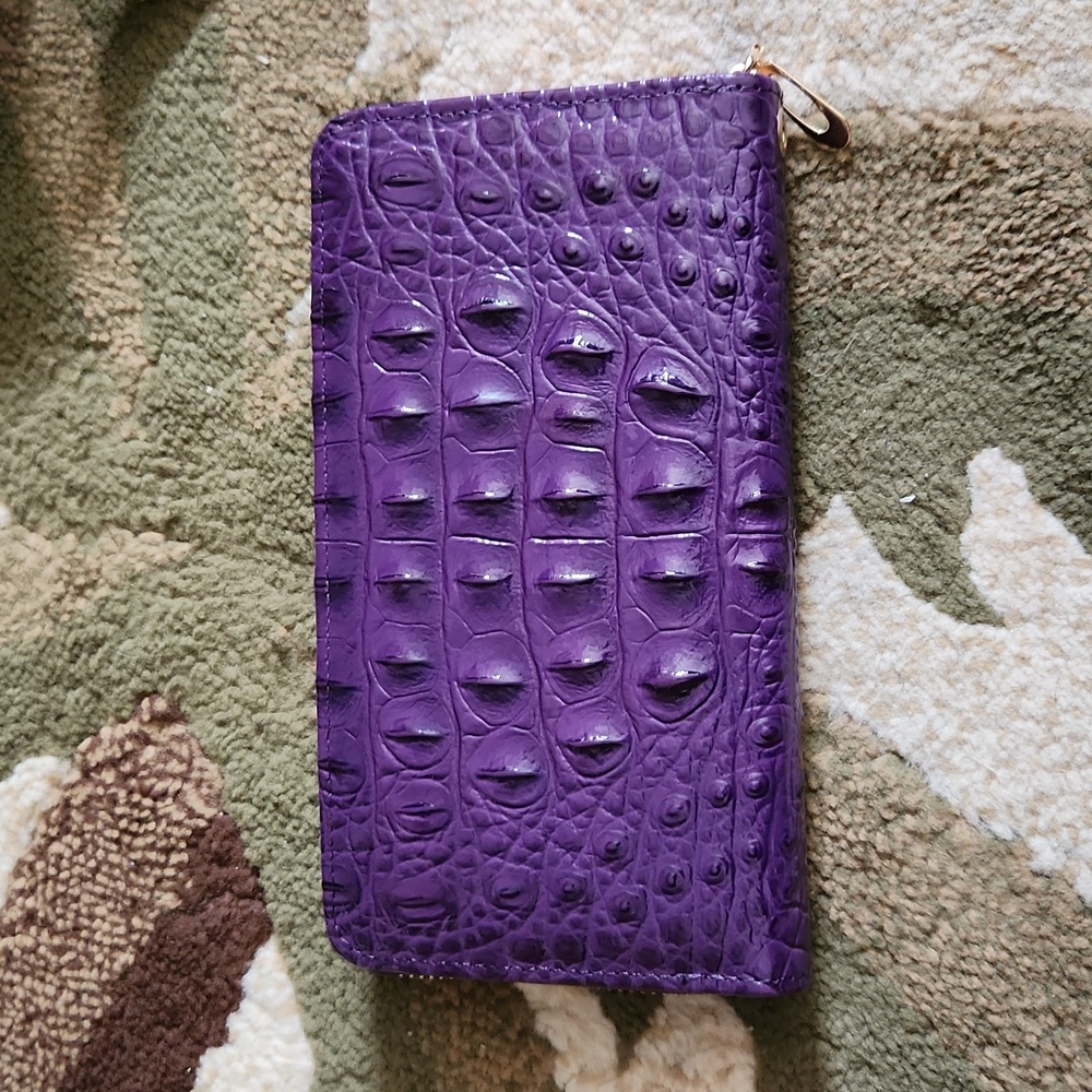 NIB! Crocodile wallet glossy